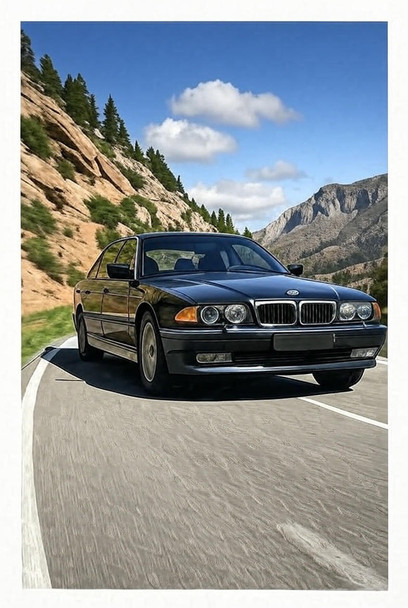 Cold Air Intake for BMW 740 740i 740iL M60 M62 E38 (1993-2001) 4.4L Engine Black 