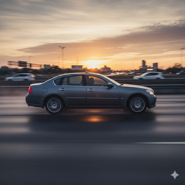 Performance Air Intake For Infinity M35 (2006-2008) With 3.5L V6 Engine Blue 