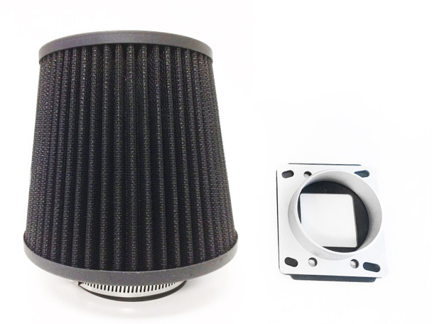 Air Intake Filter + MAF Sensor Adapter For  Porsche Carrera 911 (1984-1994)