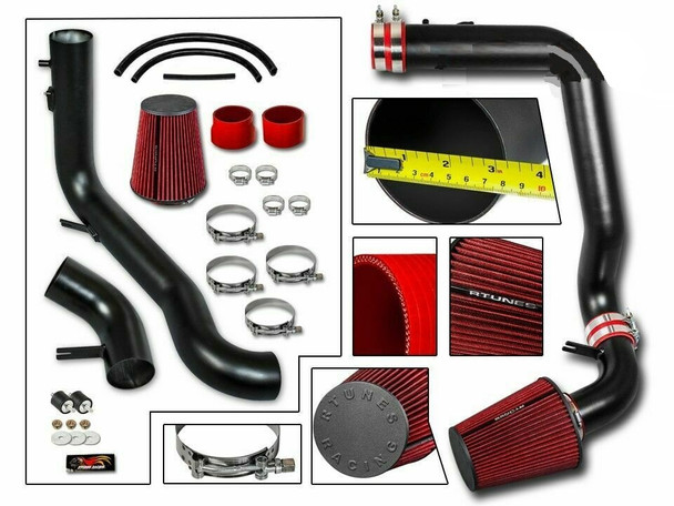 Cold Air Intake for Honda CrossTour (2008-2012) with 3.5L V6 Engine Red Black