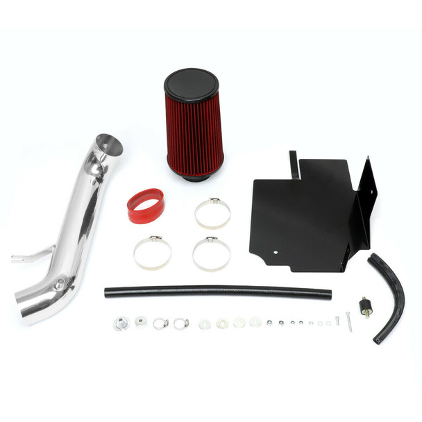 Cold Air Intake W/Heat Shield for Jeep Liberty KJ (2002-2003) 3.7L V6 Engine Red