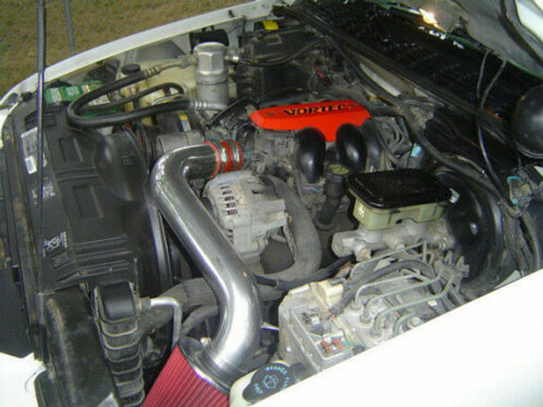 Short Ram Intake For Chevrolet S-10 (1992-1995) With 4.3L V6 Vortec Engine Red 