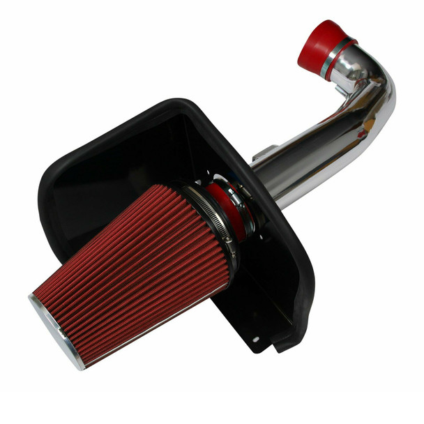  Cold Air Intake W/Heat Shield For GMC Yukon (2009-2013) with 4.8L/5.3L/6.2L V8 Engines Red 