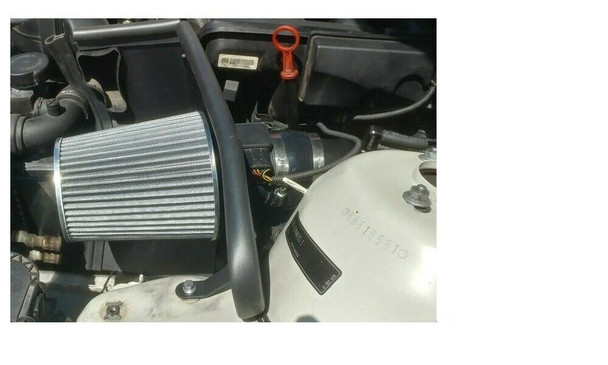 Cold Air Intake  W/Heat Shield For  BMW E46  330 330i XI CI (2001-2005) with 3.0L Engine Black 