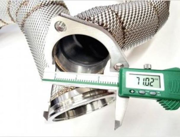 Catless Downpipes with heat Shields For Audi S8 RS6 RS7 (2019-2021) with 4.0 V8 Engine  