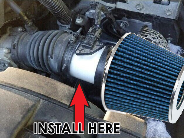 Short Ram Air Intake For Mazda CX5 (2013-2021)  Skyactiv with 2.0L/2.5L Touring non Turbo Engine Blue