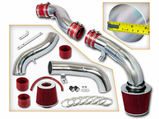 Cold Air Intake For Hyundai Tiburon (2003-2007) with  2.7L V6 Engine Red  