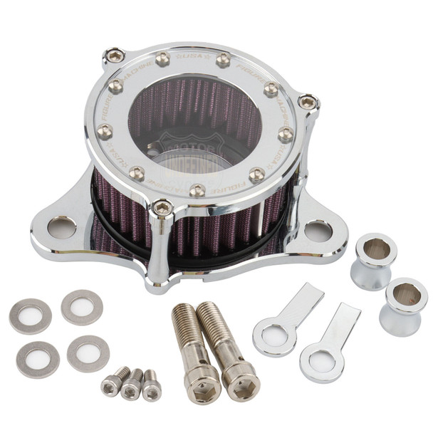 Chrome Air Intake Filter Kit for Harley Sportster 1200 XL883  Forty Eight  (1991-2021)