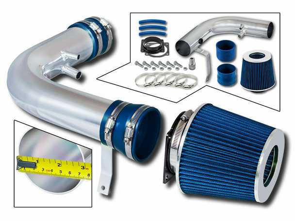 Blue Cold Air Intake for Ford F250 (1997-1999) 5.4L V8 Engine