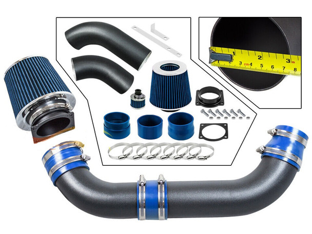  Performance Air Intake For Ford Explorer/Ranger  (1991-1994) with  4.0L OHV V6  Engine Blue 