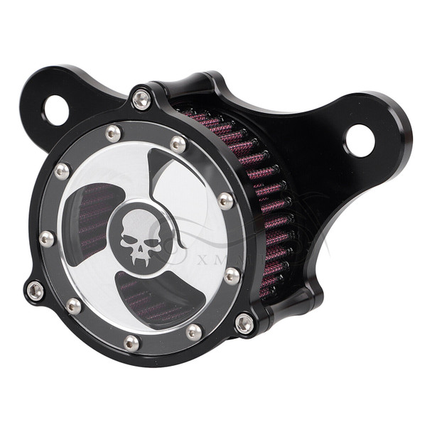 Air Cleaner Intake Filter Kit Skull Fangs for Harley Touring Electra Road Street Glide