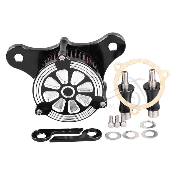 Air Cleaner Intake Filter Kit Octo Petal for Harley Touring Electra Road Glide