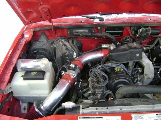 Cold Air Intake for Ford Ranger/ Mazda B2300 (1995-1997) 2.3L Engine Red
