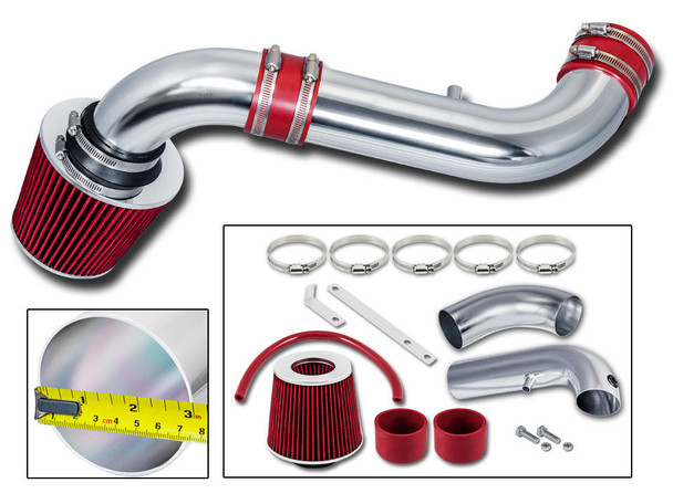 Cold Air Intake Kit for Dodge Dakota (2003-2010) with 3.7L V6  / 4.7L V8 Engine Red