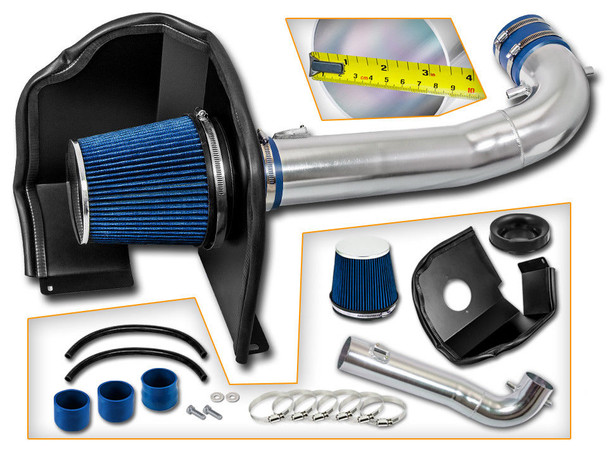 Cold Air Intake Kit for Chevrolet Tahoe (2015-2019) with  5.3L V8 Engine Blue 