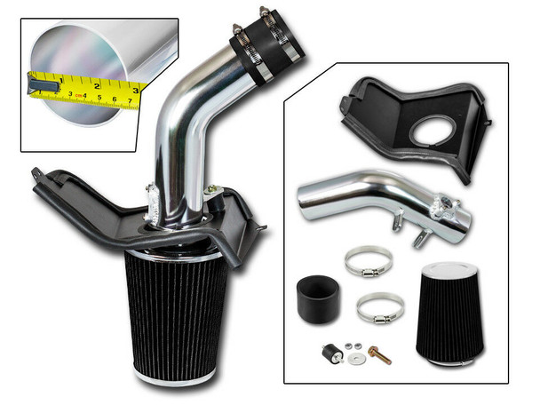 Black Cold Air Intake Kit for Subaru Impreza WRX / Sti (2008-2014) with 2.5L Turbo Engine