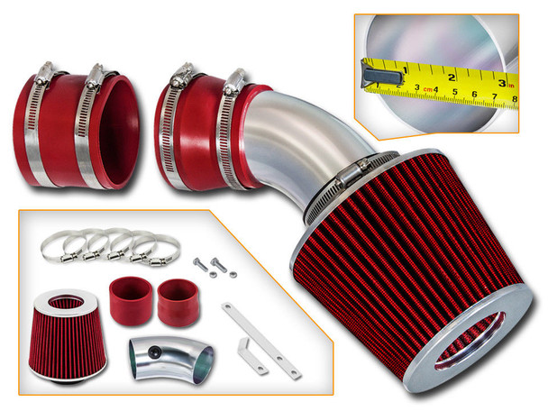 Sport Air Intake System for Cadillac Seville SLS / STS (1998-2004) with 4.6L V8 Engine Red 