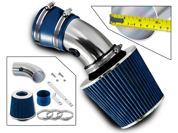 Ram Air Intake Kit for Buick Riviera (1995-1999) with 3.8L  V6 Engine Blue