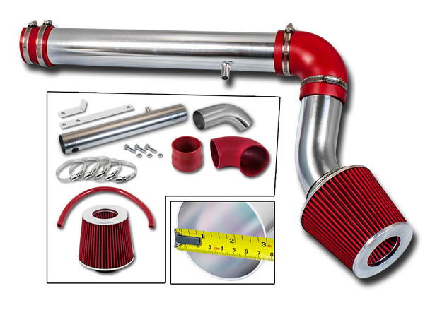 Cold Air Intake Kit for Dodge Magnum SE  (2005-2008) with 2.7L V6 Engine Red 