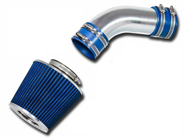 Sport Air Intake System for Audi A4 (2002-2005) with 3.0L SFI V6 Engine Blue 