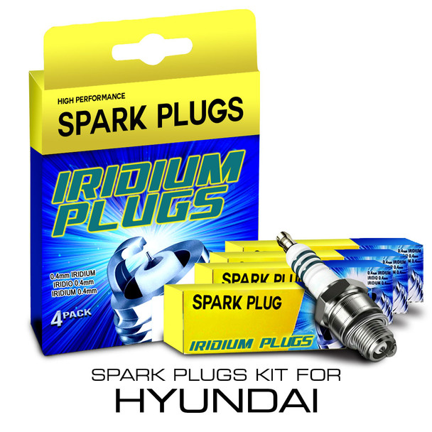 Iridium Performance Spark Plug Set for Hyundai