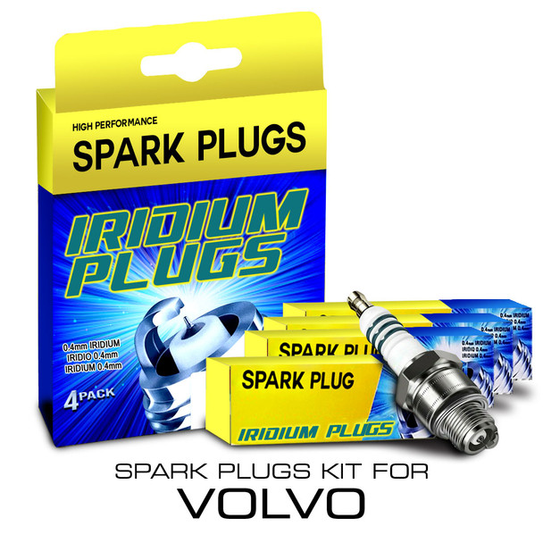 Iridium Performance Spark Plug Set for Volvo