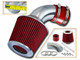 Performance Air Intake for Geo Metro LSi XFi (1991-1997) With 1.0L 1.3L Engines Red