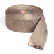 100 Ft Titanium Color Heat Tape Exhaust Manifold Header Pipe Wrap 4 Rolls