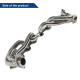 Stainless Steel Short Headers For Ford F150/F250/BRONCO (1987-1996) with 5.8 351 V8  Engine 