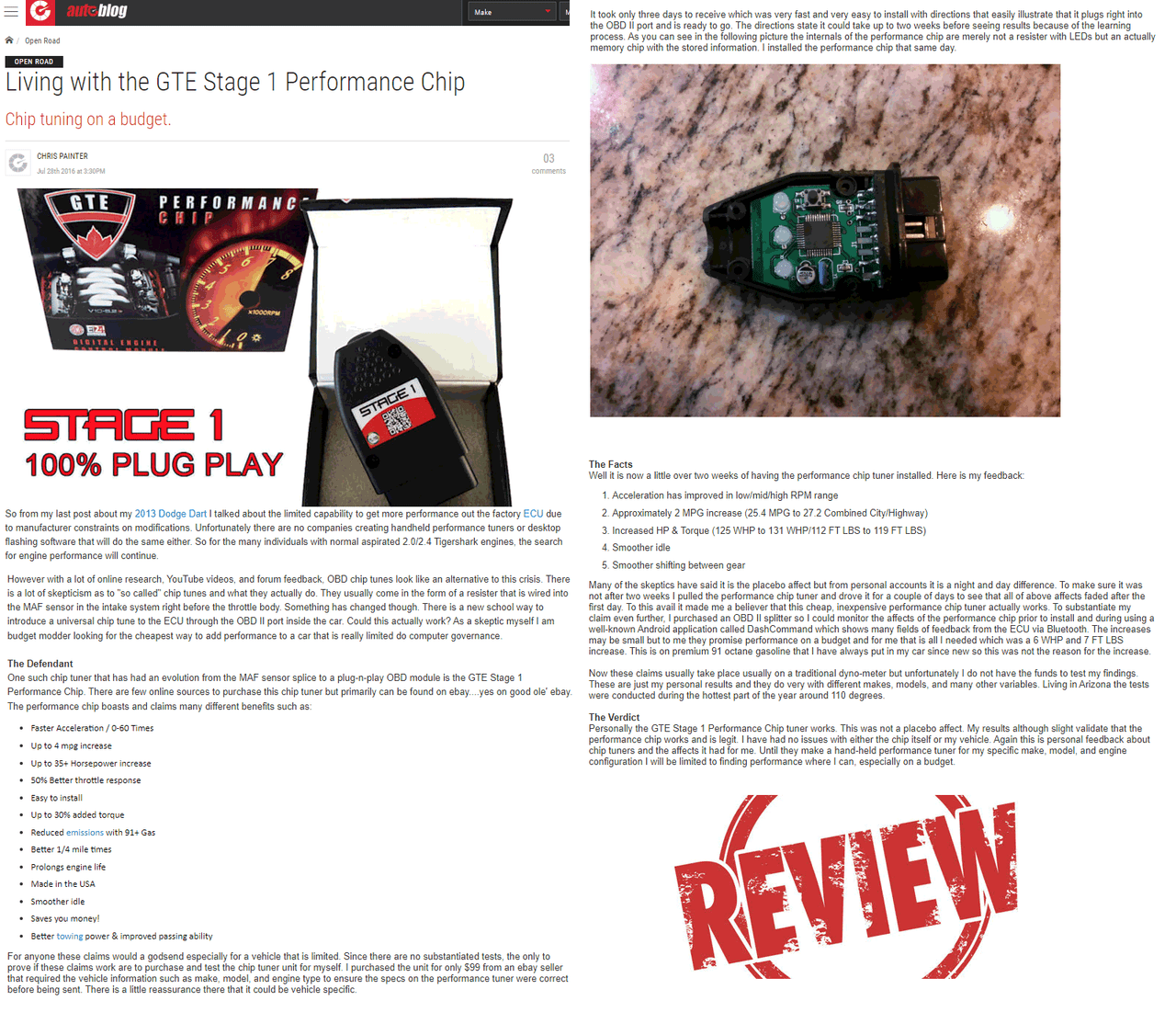 Jaguar Performance Chip Tune Review