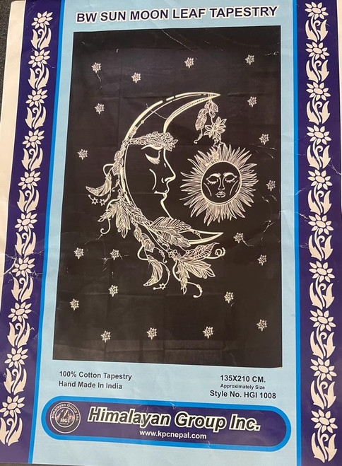 BW SUN MOON LEAF MEDIUM TAPESTRY TP150