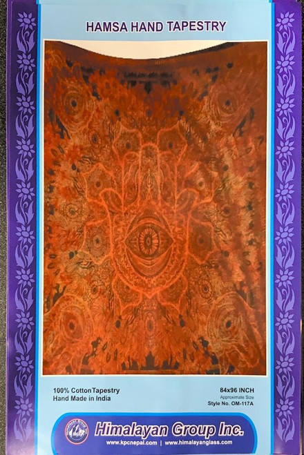 HAMSA HAND LARGE TAPESTRY TP179