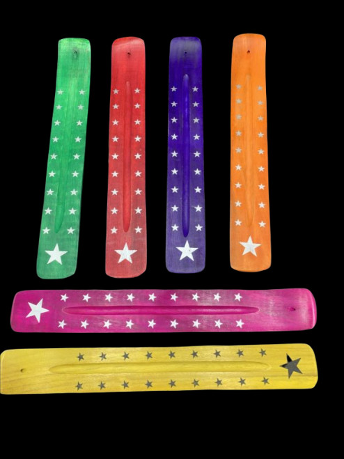 MULTI COLOR STAR INCENSE HOLDERS IN123