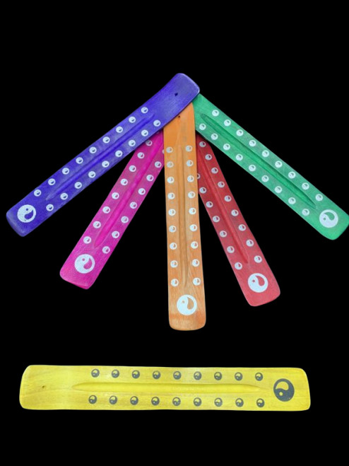 MULTI COLOR YIN AND YANG INCENSE HOLDERS IN121