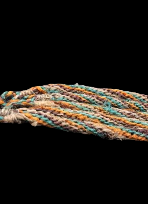 TAN TONE HEMP BEAD BRACELETS HB08