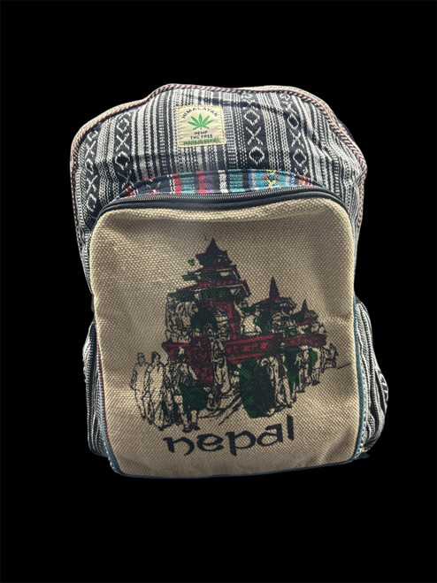 LARGE HEMP BACKPACK BP159