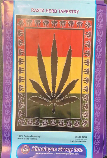 RASTA HERB SMALL TAPESTRY TP173