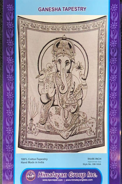 GANESHA LARGE TAPESTRY TP180