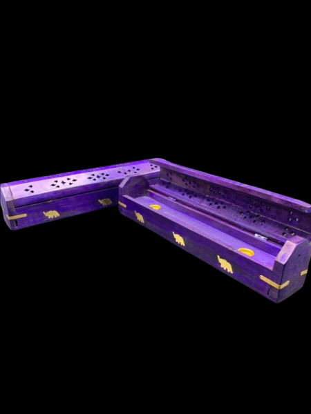 PURPLE ELEPHANT INCENSE BOX IN118