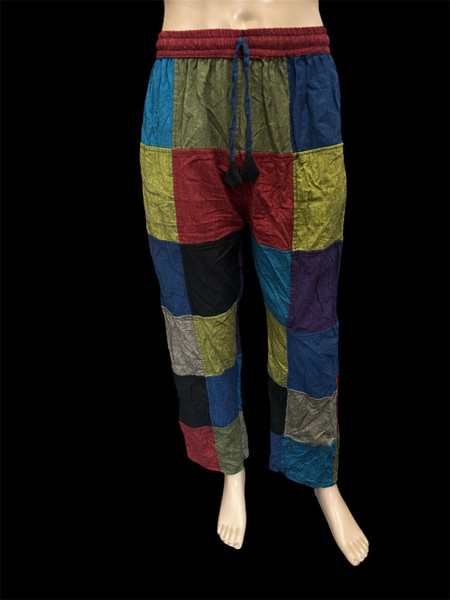 SQUARE MULTI-COLOR TROUSERS VT018