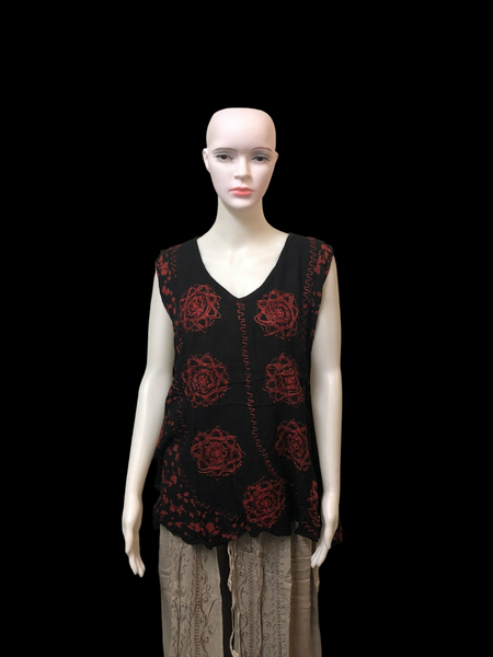 VISCOSE SHIRT WITH STAR DESIGN HGI93