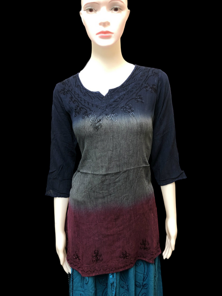 TWO TONE SHORT SLEEVE SHIRT HGI82