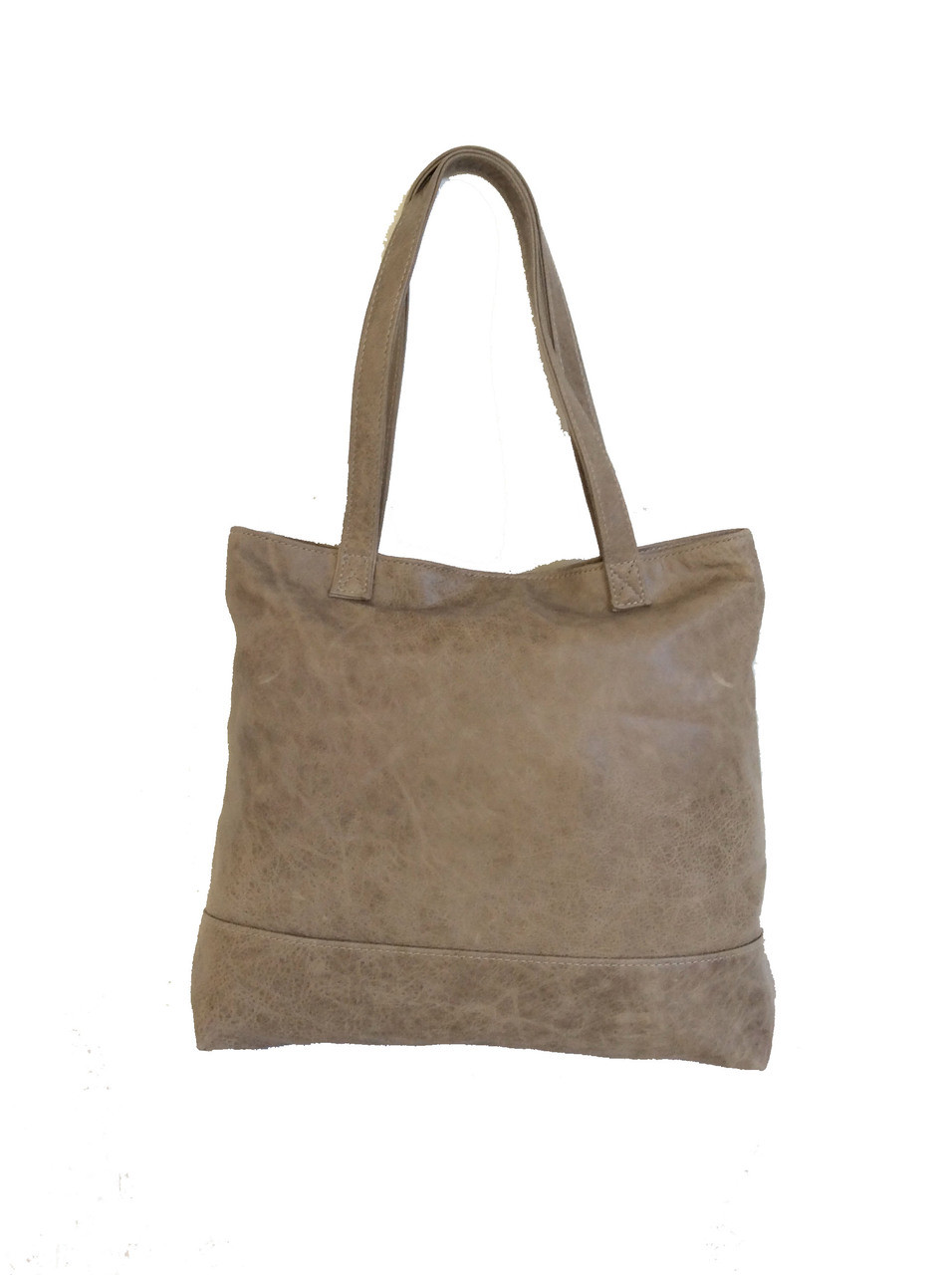 Distressed Leather Tote Bag, Casual Shoulder Purse, Yosy Fgalaze