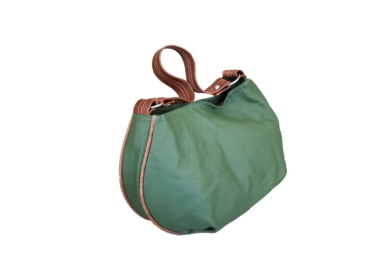 Women's Green Structured Weekend Mini Bag | Valextra Hobo
