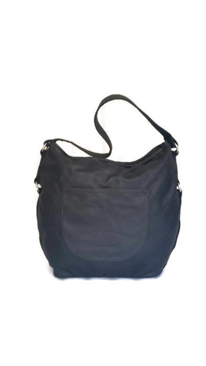 Black Leather Hobo Bag , Casual Shoulder Handbag, Sujey - Fgalaze ...