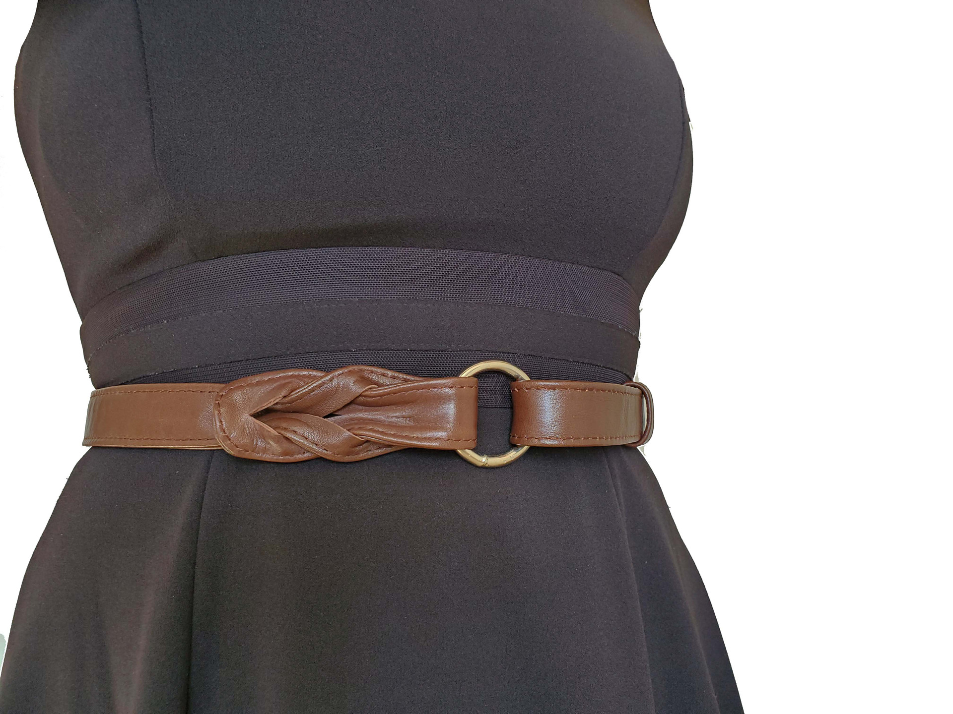 Women Brown Leather Belts, Trendy Handmade Sash Belt, Waist Belt, Women
