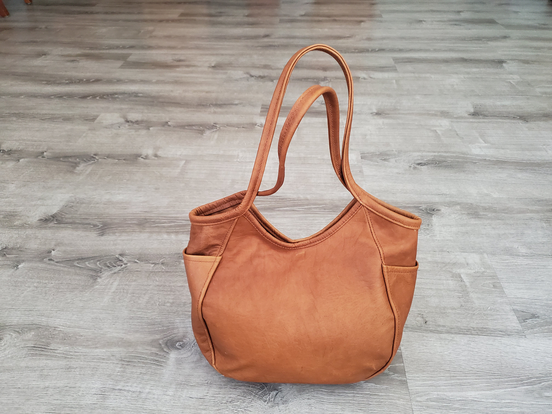 Rustic Retro Handbag, Brown Leather Hobo Bag, Women Purses, Amelia ...