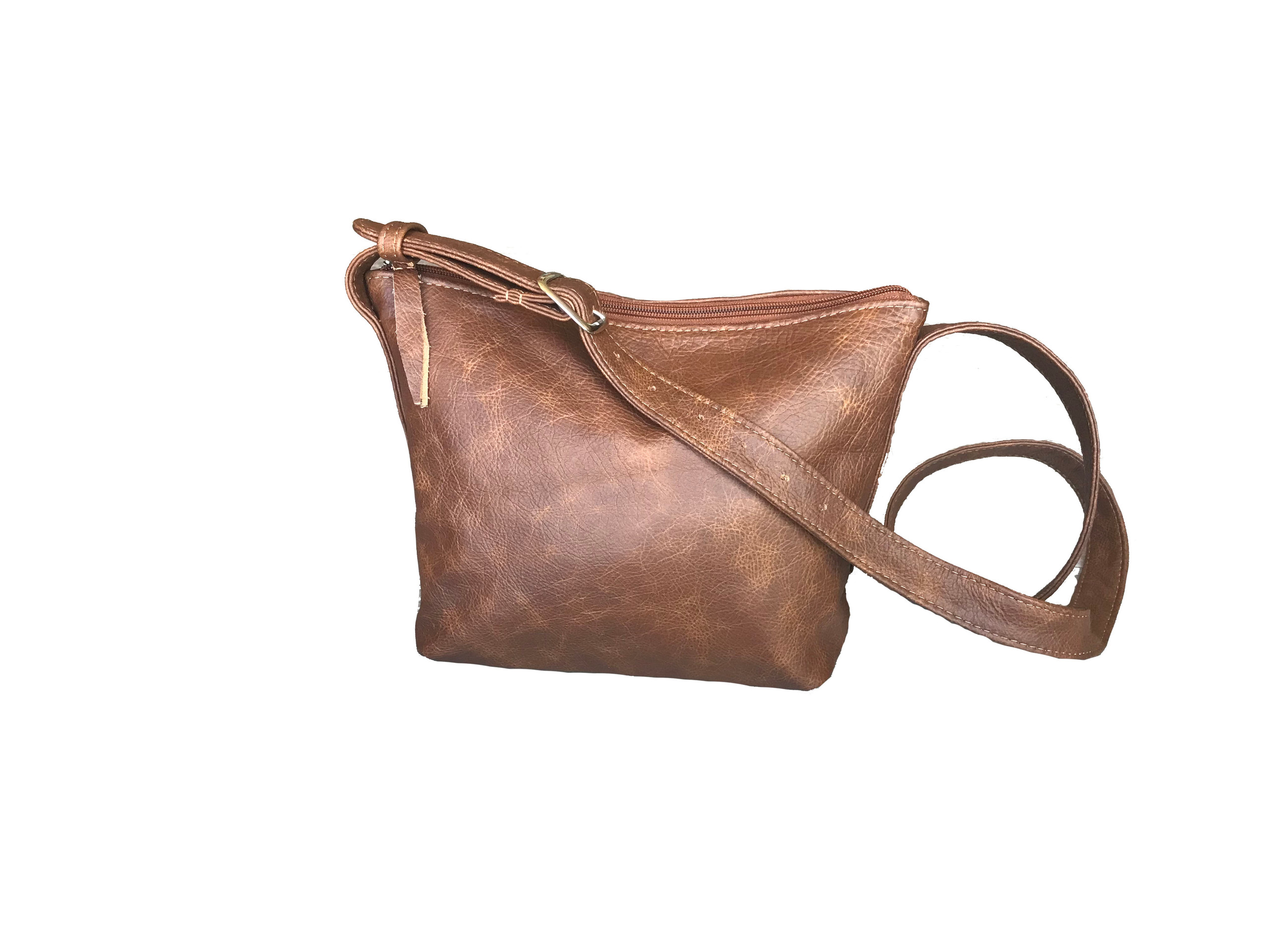 Distressed Leather Crossbody Bag, Carmen Fgalaze Genuine Leather Bags