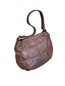 Brown leather bag