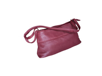 Small Leather Handbag, Everyday Shoulder Bag, Ivanna